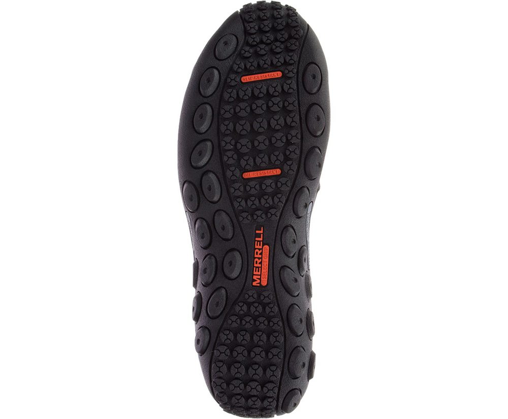 Zapatos De Seguridad Hombre - Merrell Jungle Moc Cuero Comp Toe Wide Width - Negras - FCDQ-72648